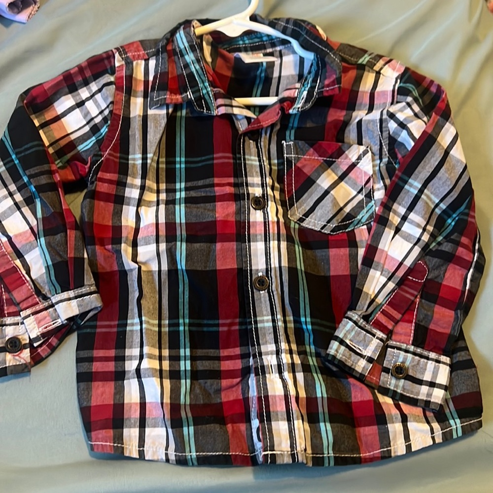 24 month button down‎ shirt